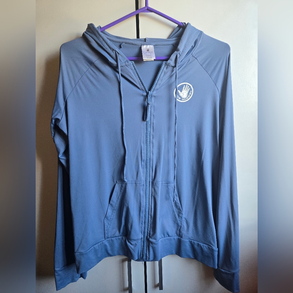 Women's Blue Zip-Up Hoodie